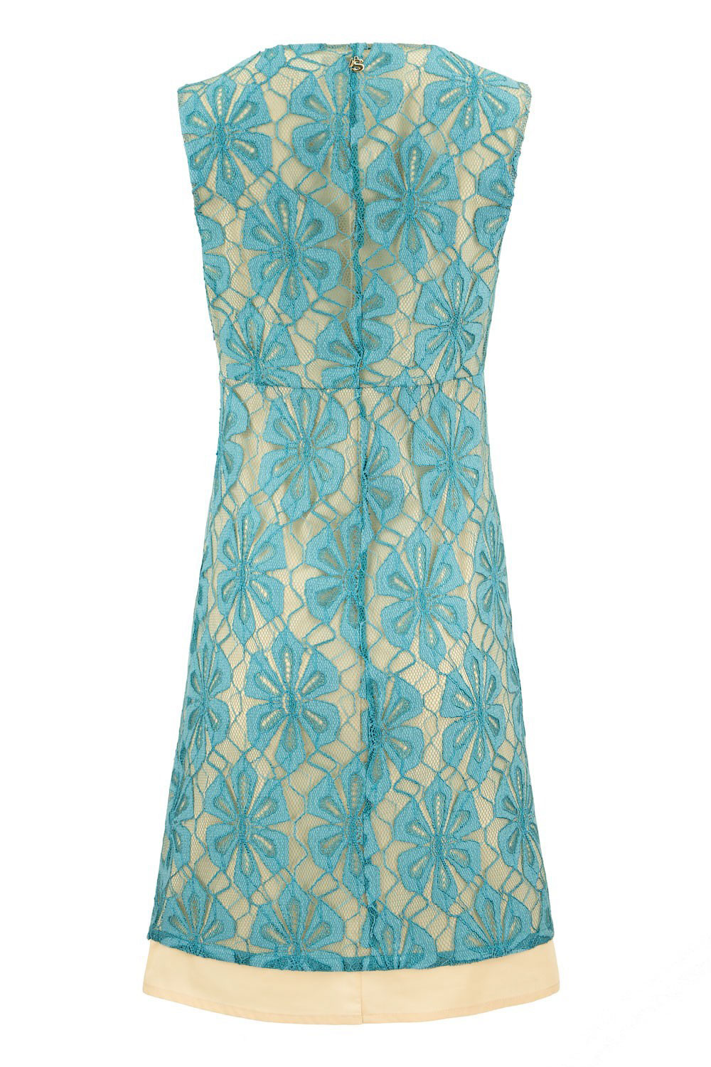 SISTE'S Light Sea Green Lace Dress - CLADDIO